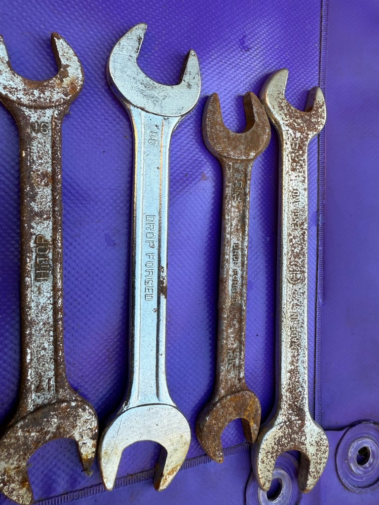 40-Piece Combination Spanners Tools Garage Mechanic's Motor DIY Retro Hand Tools