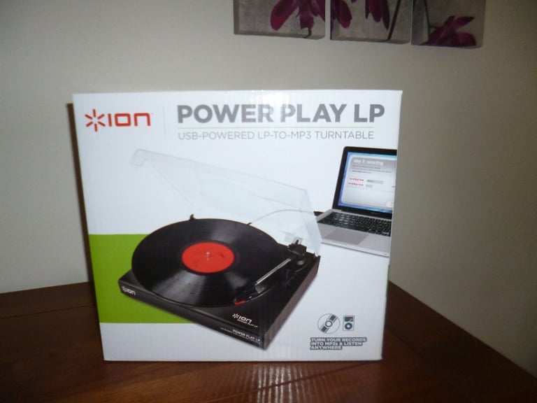 ION POWER PLAY LP TO MP3 USB TURNTABLE Opened never used | in Liverpool,  Merseyside | Gumtree