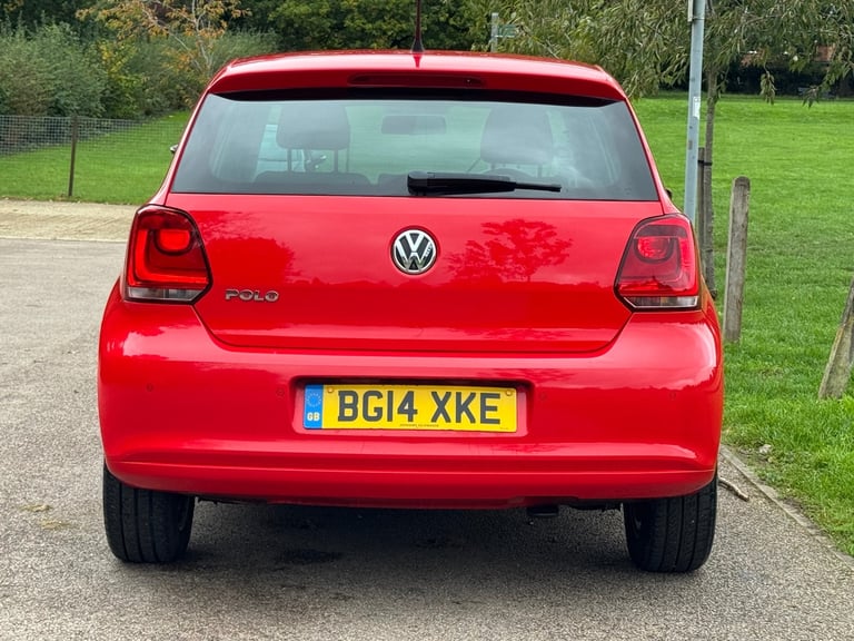VOLKSWAGEN POLO 1.2 MATCH 60 MANUAL 5DR HATCHBACK 2014 [14] RED