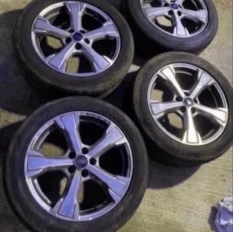 18” 5x108 Ford Kuga Alloy Wheels Alloys With Tyres Diamond Stye