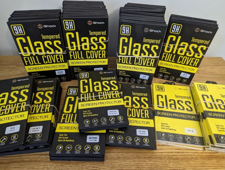 Wholesale Job Lot Mobile Phone Cases & Glass Screen Protectors 110+ Items