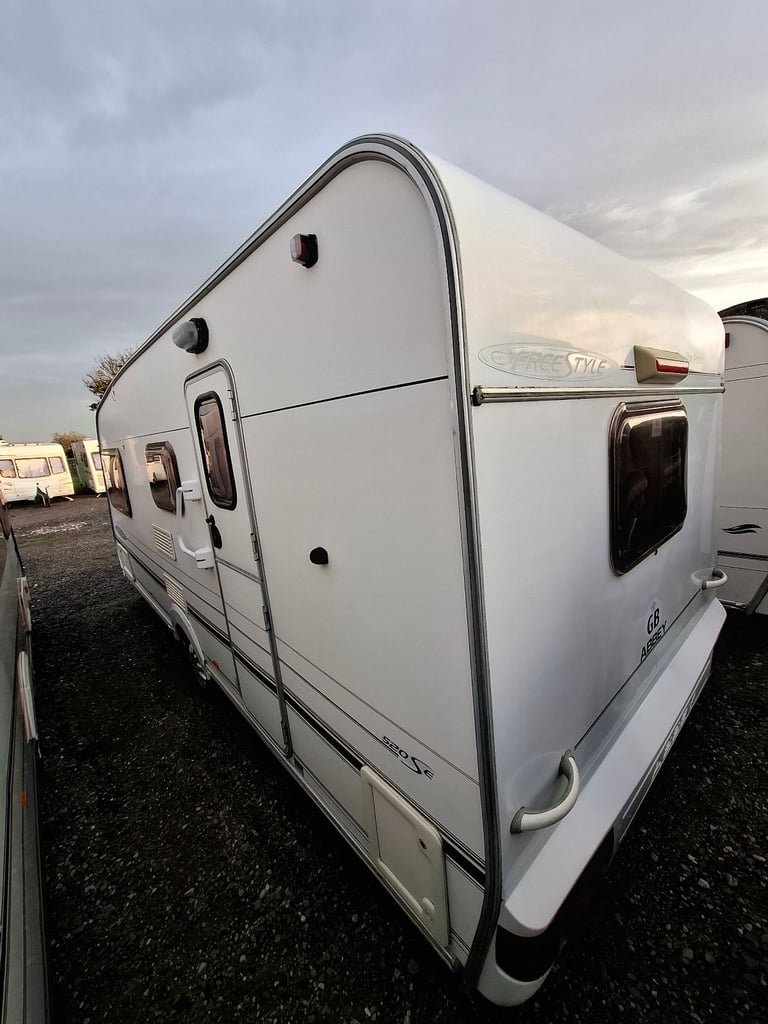 2003 Abbey Freestyle 520 SE 4 berth caravan with motor mover and solar panel