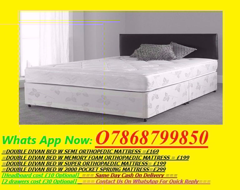 Double/Small Double Divan Bed Bases in Hempstead, Kent Gumtree