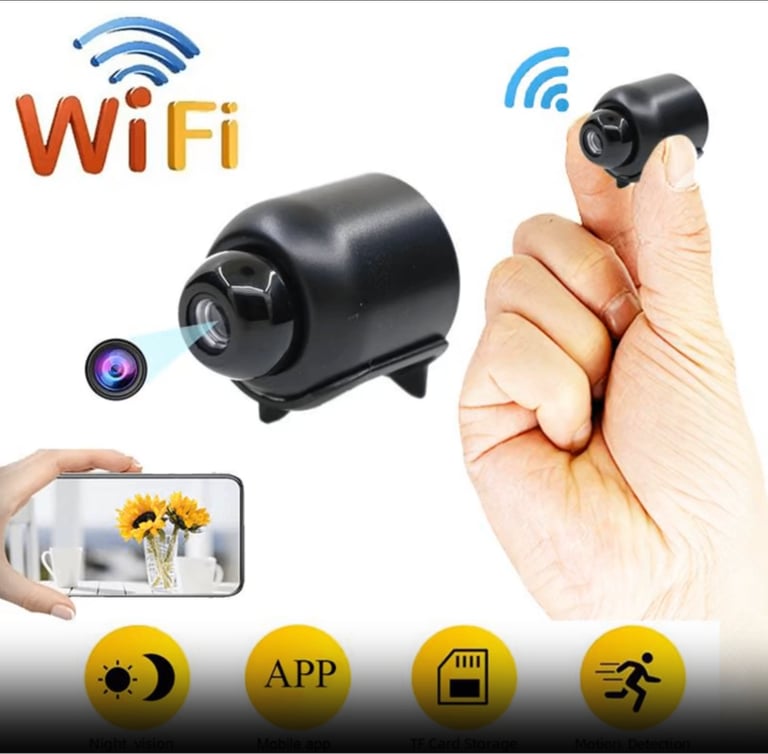 HD Mini WiFi Camera 2.4GHz Remote Monitoring