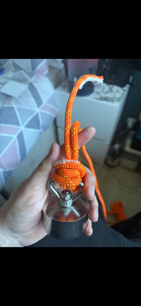 image for Magnet fishing kit  600 kg force and rope 1000kg force 