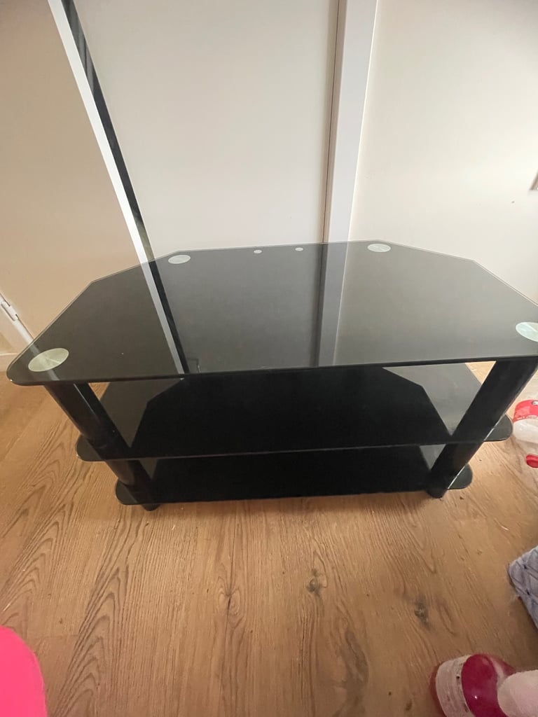 black tv unit