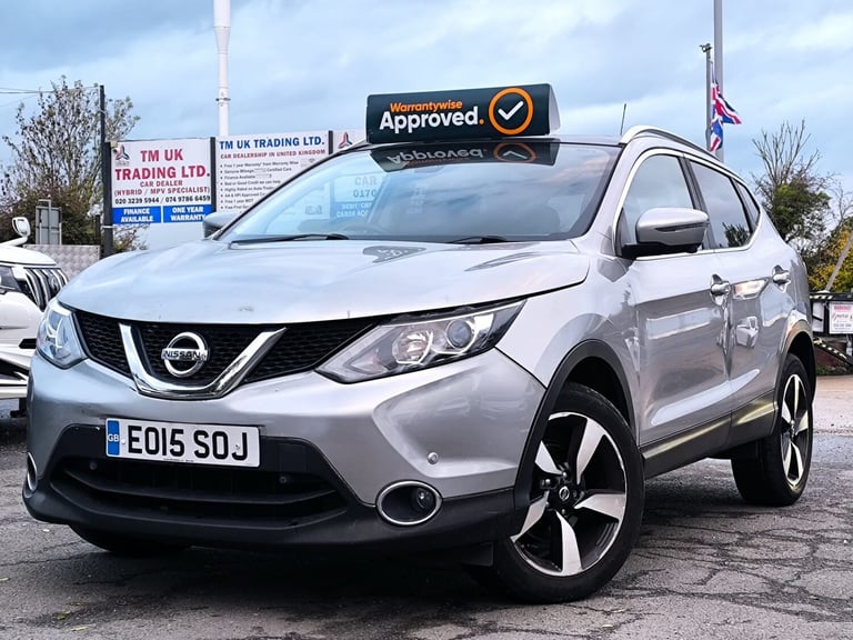 2015 Nissan Qashqai 1.2 Petrol Manual DIG-T n-tec+ SUV 5dr 2WD 2 Keys Euro 5 ULEZ Free SUV Petrol...
