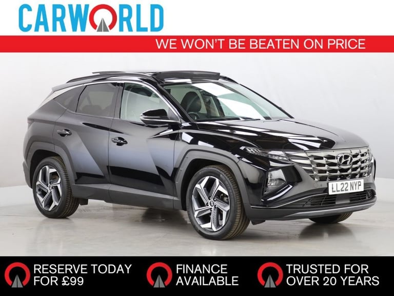 image for 2022 Hyundai TUCSON 1.6 T-GDi Ultimate SUV 5dr Petrol Manual Euro 6 (s/s) (150 ps) ESTATE Petrol ...
