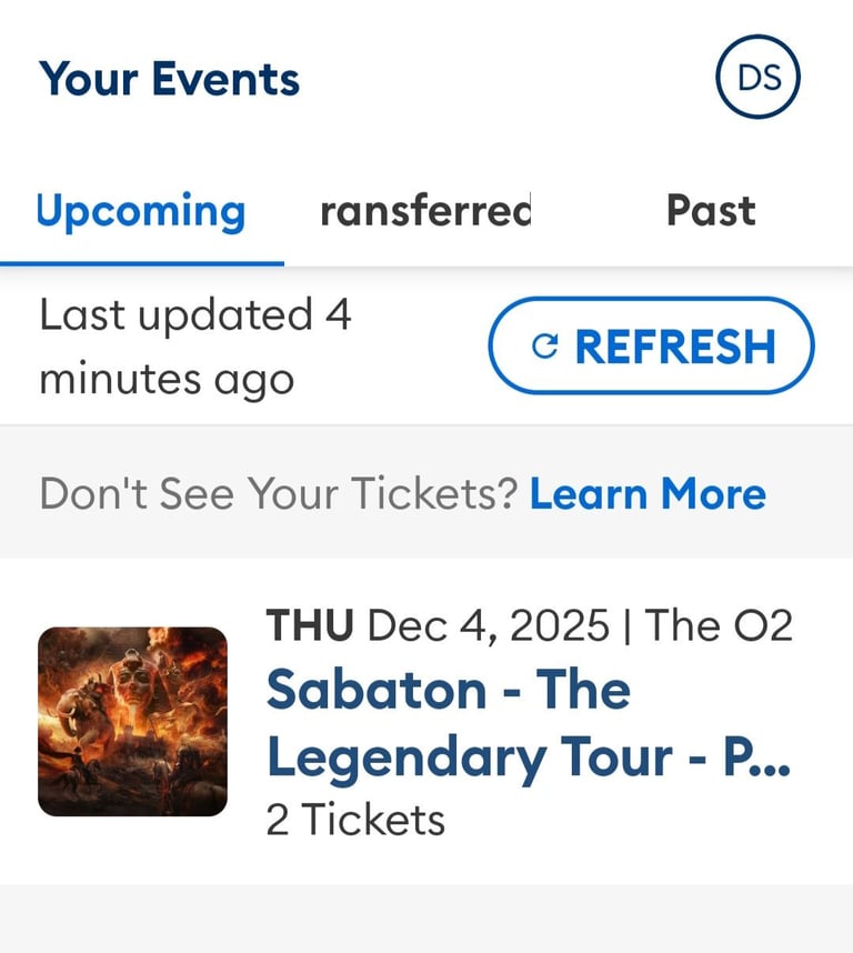 image for Sabaton comcert tickets