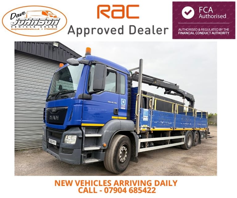 MAN ERF TG-M TGM 126.360 Dropside Brick Grab Lorry – 2016 (66)