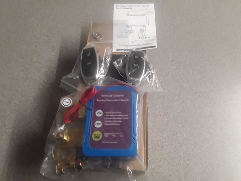image for Anti theft device kill switch as 2 remote controls protect your vehicle brand new bargain 