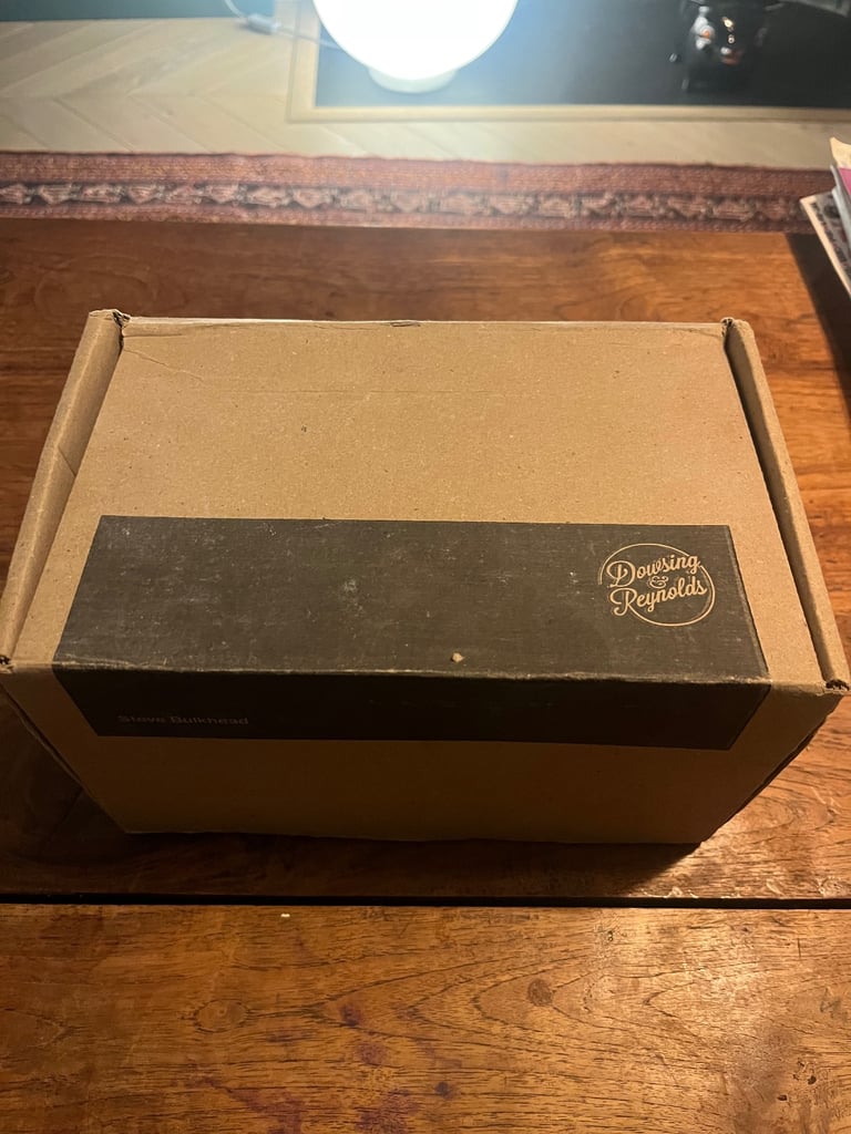 x2 Dowsing & Rowland Steve Bulkhead Lights, Brass (New in box). Unused from recent renovation