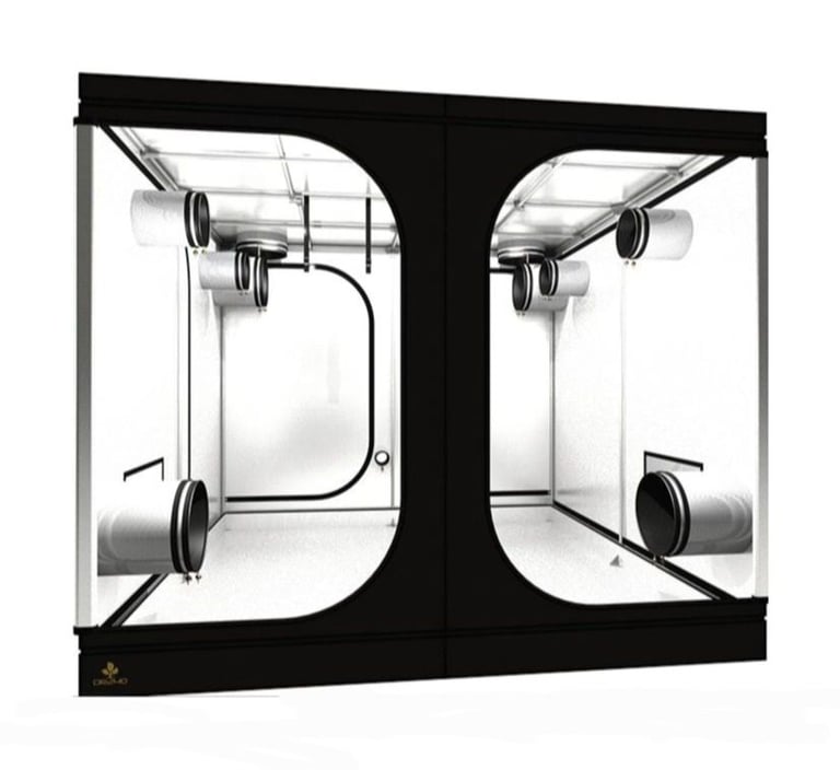 image for DR240 grow tent - secret jardin 2.4m x 2.4m x 2m - hydroponics led gavita spider