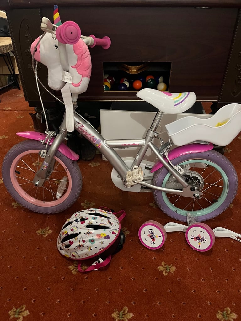 image for Apollo Twinkles Unicorn Kids Bike - 14” *Great*