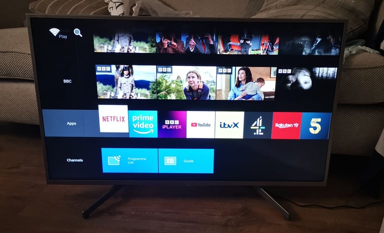 image for 43 inch Sony KD-43XG7073 4K UHD HDR Smart LED Smart TV - Grade C