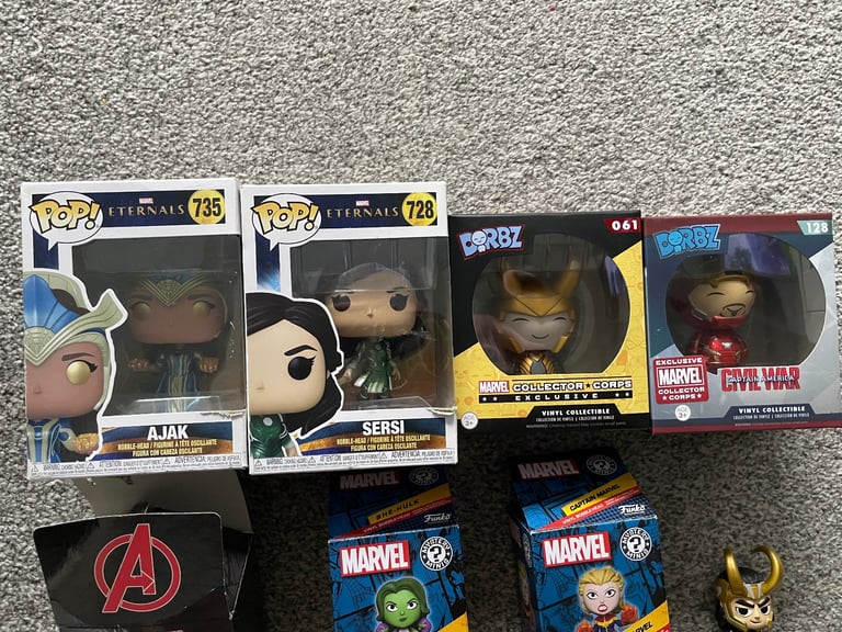 Job lot of 8 x funko pops dorbz ect Caister on sea 