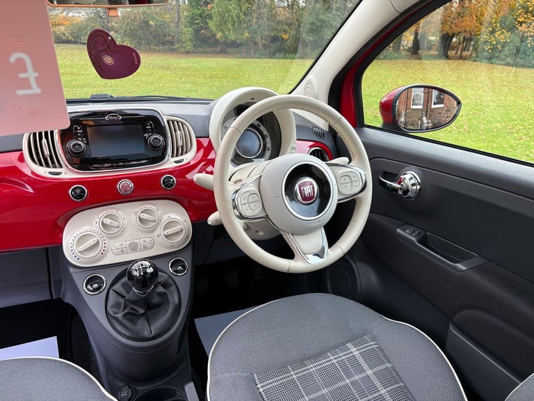 2017 Fiat 500 1.2 Lounge 3dr HATCHBACK Petrol Manual
