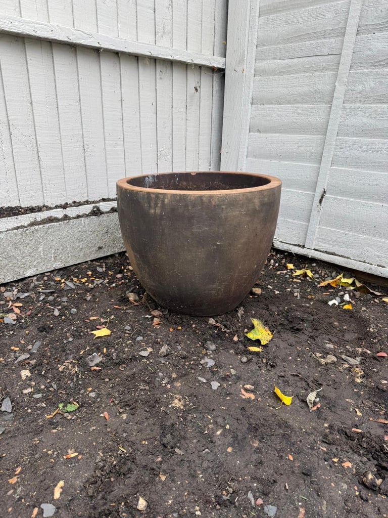 Large terracotta pot