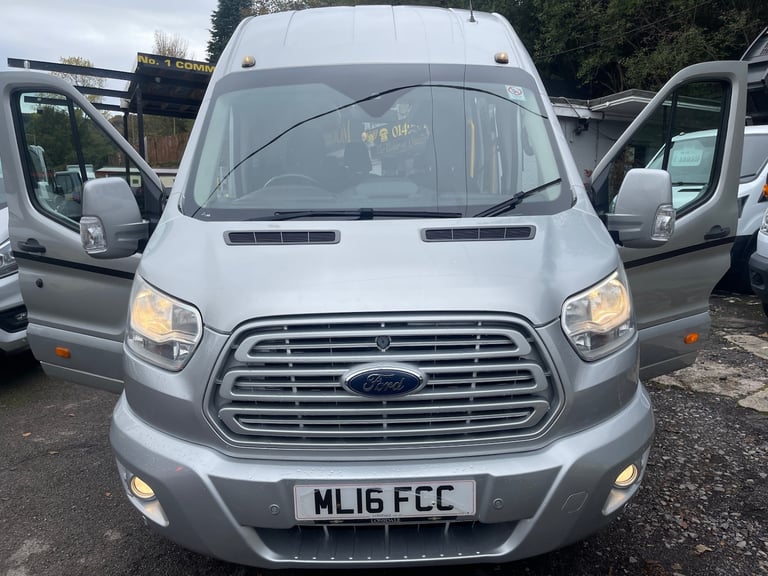 2016 Ford Transit 2.2 TDCi 125ps H3 17 Seater TREND / EURO 6 Minibus Diesel Manual