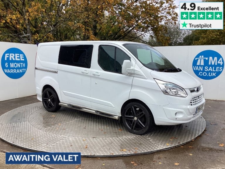 2016 Ford Transit Custom TDCi 290 Limited SWB L/R Crewvan A/C Combi Van Diesel Manual