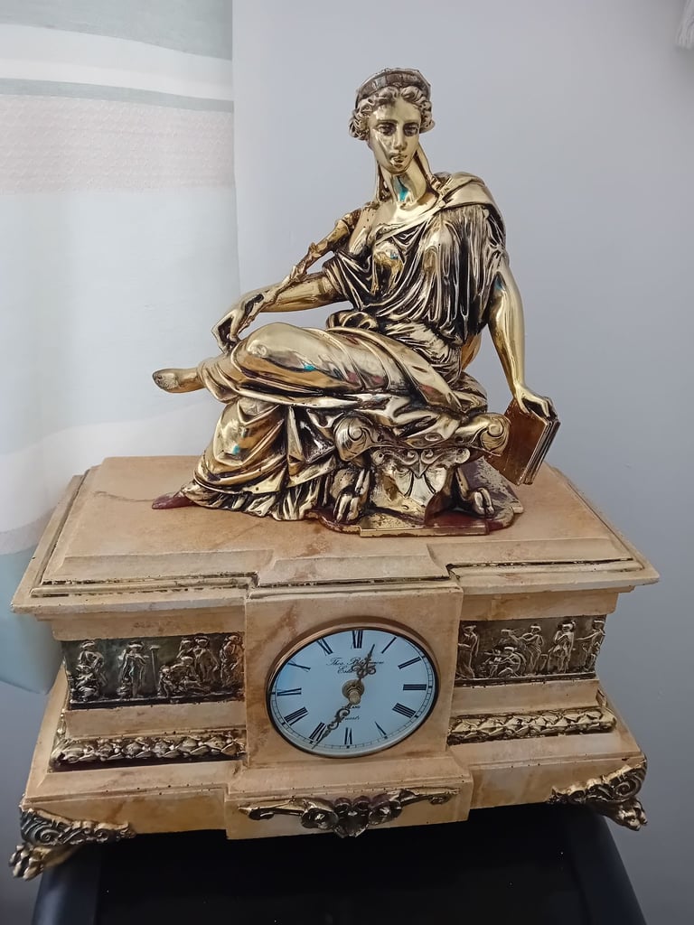 Large clock.