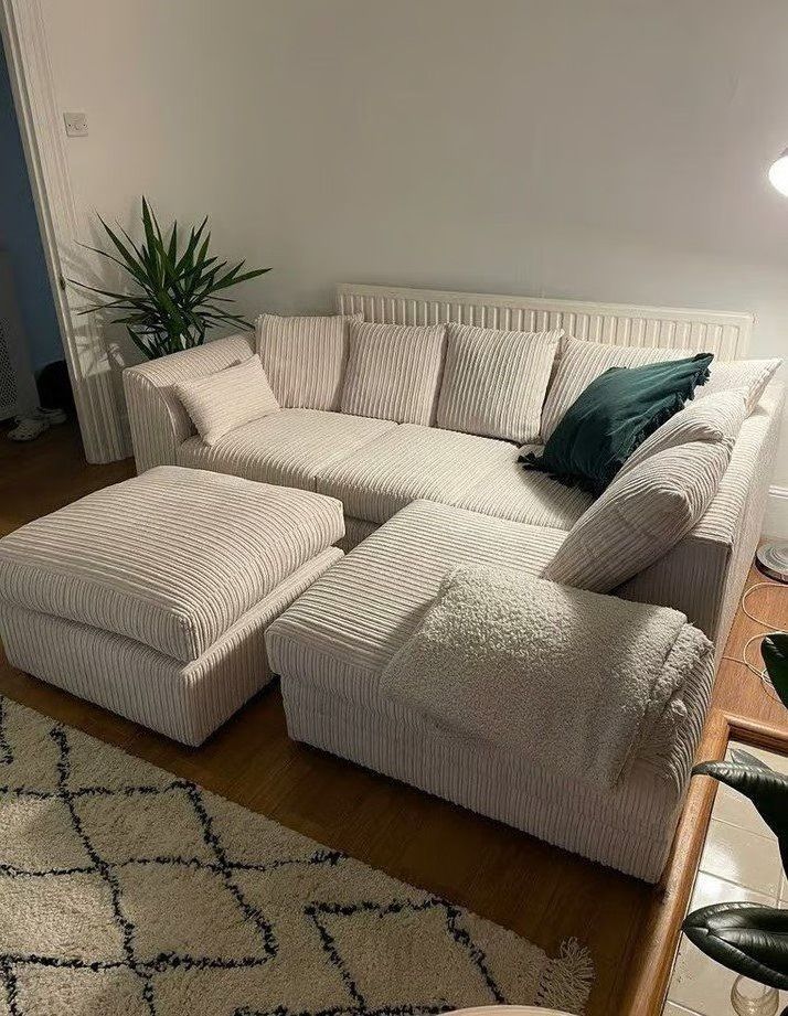 image for Premium Quality == New DYLAN Corner L Shape Sofa & 3+2 Seater Sofa BRAND NEW C O D ~~