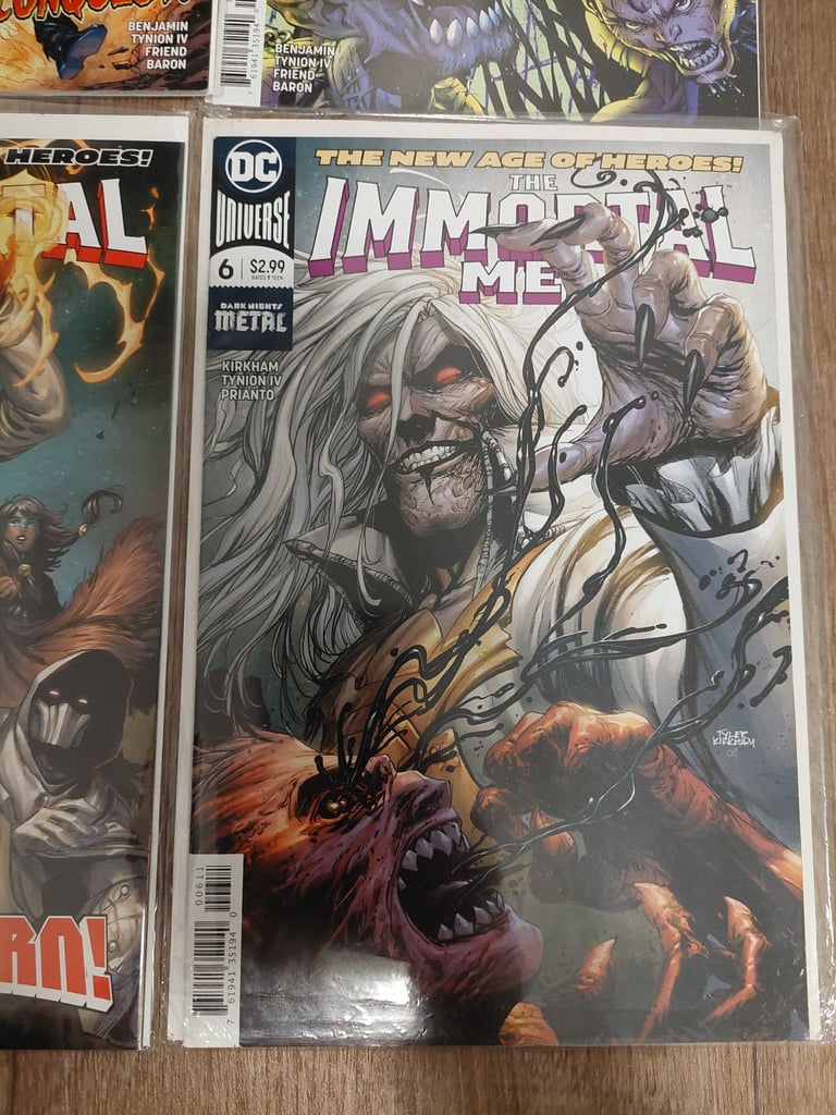 Imortal men comic books by DC Comics issues 1 to 6