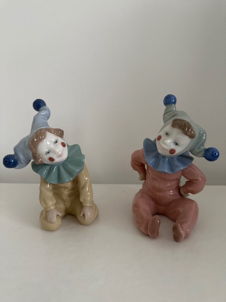 NAO Lladro Clowns 