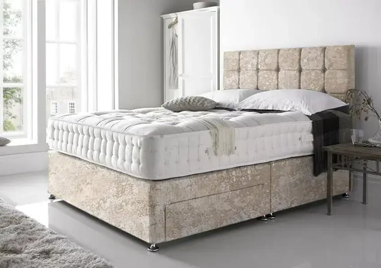 ** Premium Offer – Double Divan Bed, Optional Mattress, Storage Drawers, October Sale **