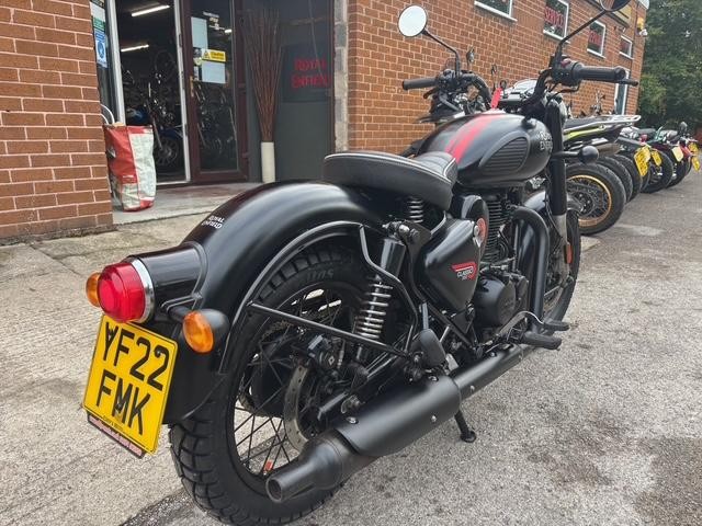 2022 ROYAL ENFIELD CLASSIC 350CC E5 STEALTH BLACK USED 