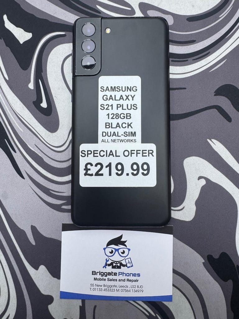 SAMSUNG GALAXY S21 PLUS 128GB BLACK 
