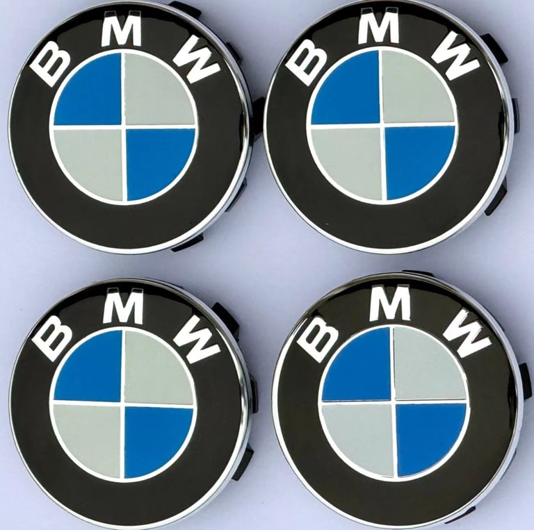 image for SET 4 56MM BMW ALLOY WHEEL CENTER CAPS BADGES G SERIES G20 G30 G01 GO2 