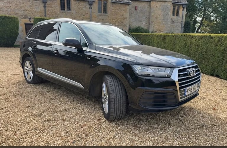 image for 2016 16 AUDI Q7 3.0 TDI S LINE QUATTRO 218 BHP 7 SEATER EURO 6 BLACK