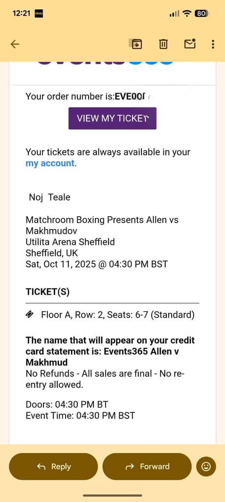Dave Allen White Rhino V Makhmudov
