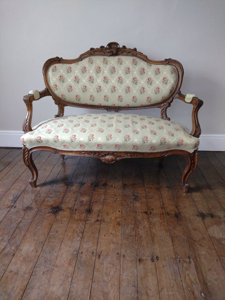 image for Antique 2 seater Salon Sofa 