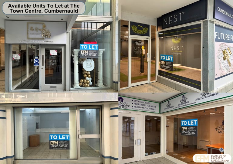Various Units for a Variety of uses (Retail/Office/Leisure) on Flexible Terms
