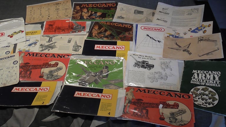 image for Meccano Catalogues & Booklets Vintage 50's / 60's job lot just £12 Downend BS16