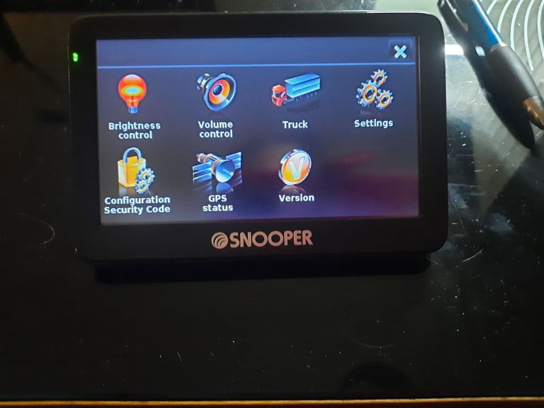 Lorry snooper s5100 sat nav 