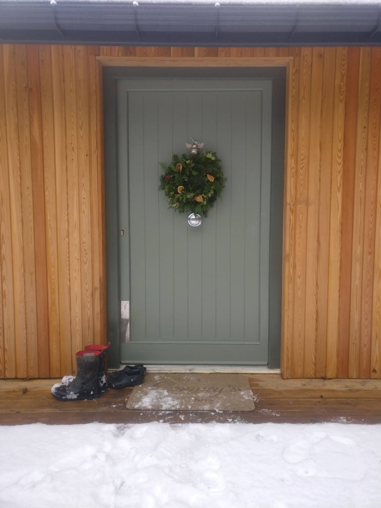 Green Building Store Passivhaus Front Door (£995, Excellent Condition)