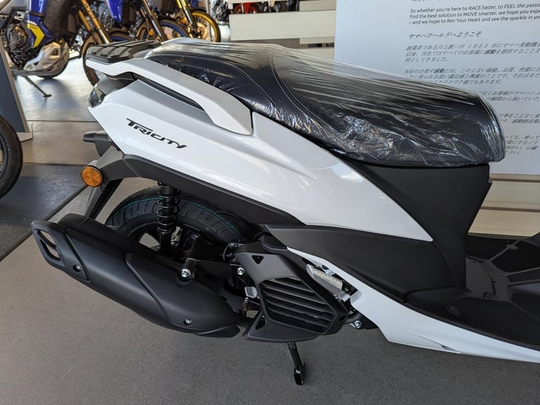 New 2025 Yamaha Tricity 125. Milky White. £4,801 On The Road (No Admin Fees)