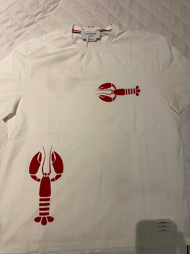 image for Thom Browne Lobster Print T-Shirt