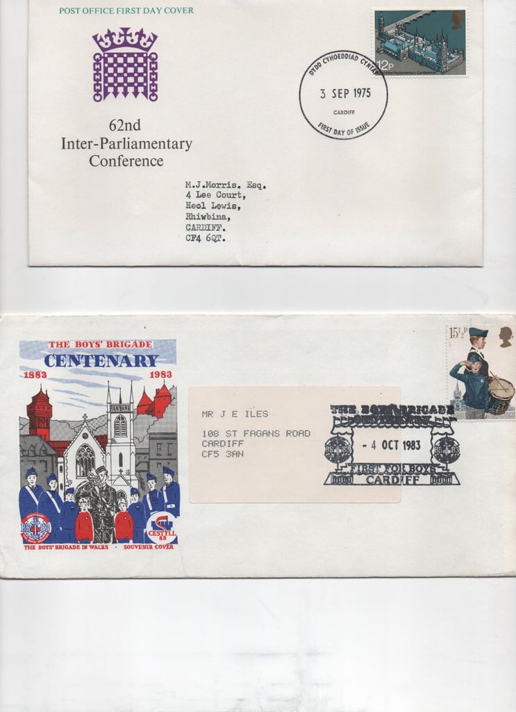 120 Wales first day covers