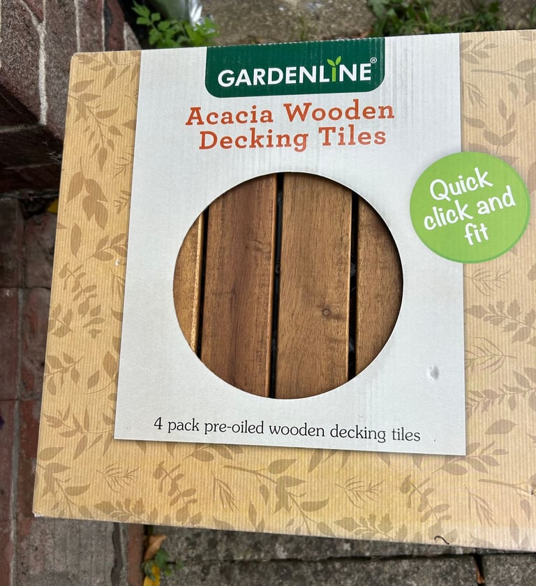 image for Wooden decking tiles