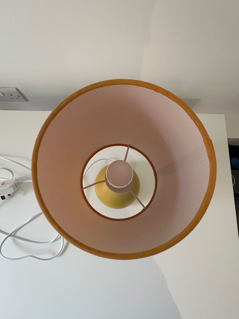 Yellow table lamp