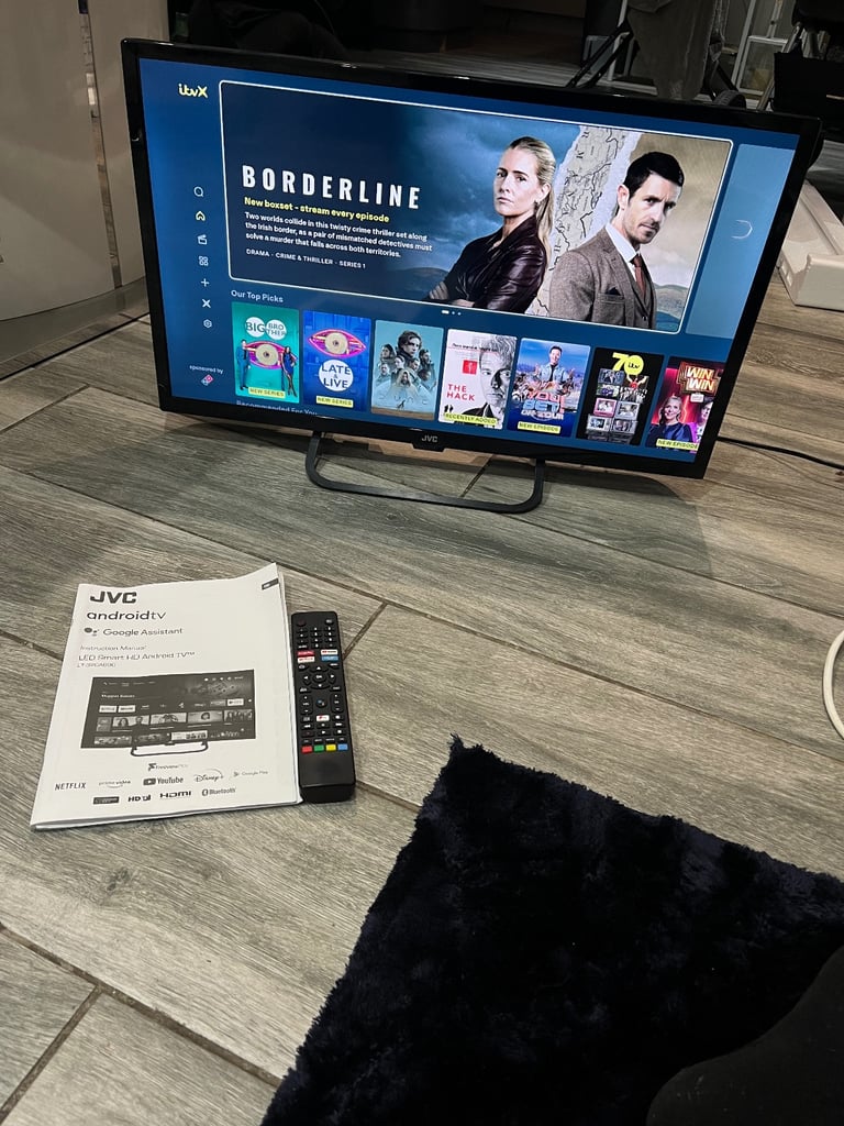 JVC 32 inch android smart led tv with google assist bargain only £50 no offers free local delivery 