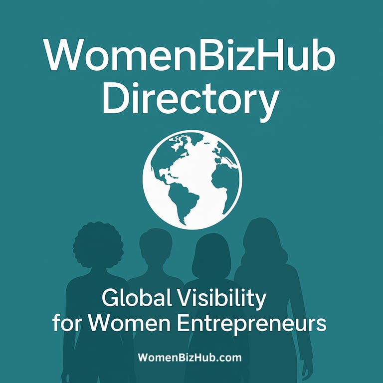 WomenBizHub Directory – Connect, Grow, and Shine in Business