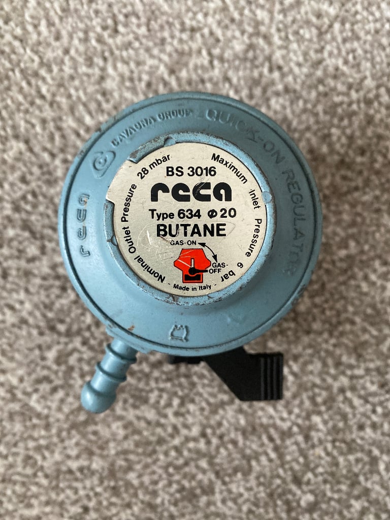 image for BUTANE gas regulator x2 see both pics 
