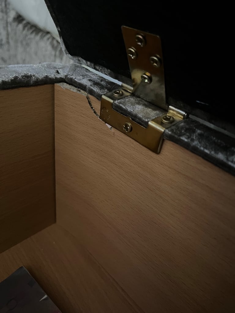 DFS Crush Velvet Sofa With Chair & Puffy