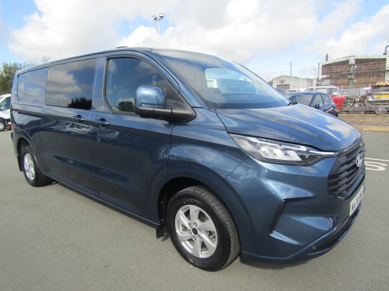 image for 2024 Ford Transit Custom 2.0D EcoBlue 136ps H1 Double Cab Van Limited - SAVE  VS NEW LIST Crew Bu...