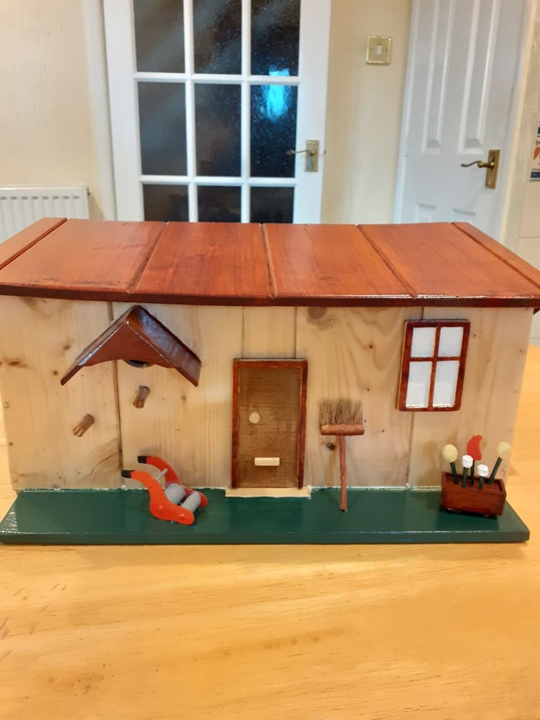 image for Beautiful wooden bird house 